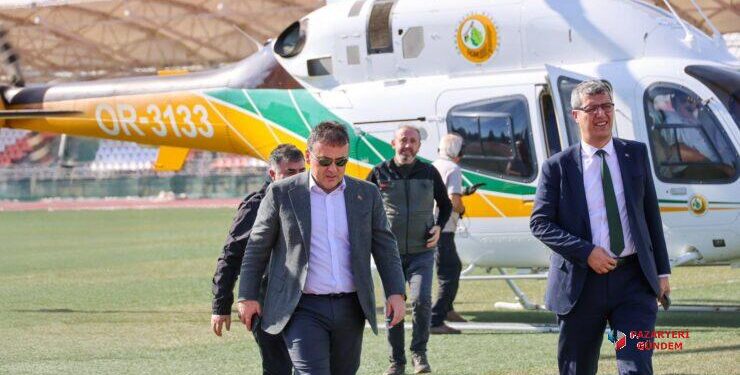 Bilecik’te Yangın Bölgeleri Havadan İncelendi