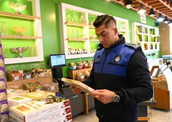 Bozüyük’te Kuruyemişçilere Yılbaşı Öncesi Sıkı Denetim
