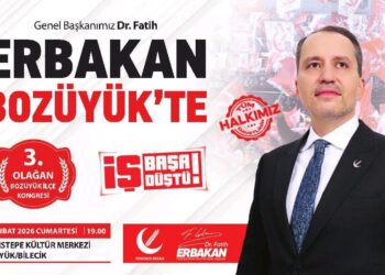 Yeniden Refah Partisi Bozüyük İlçe Kongresi’ne Büyük Davet!