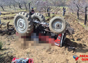 Bilecik’te traktör kazasında 1 kişi hayatını kaybetti