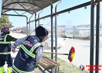 Bayram Öncesi BOZTRAM Duraklarında Temizlik Seferberliği